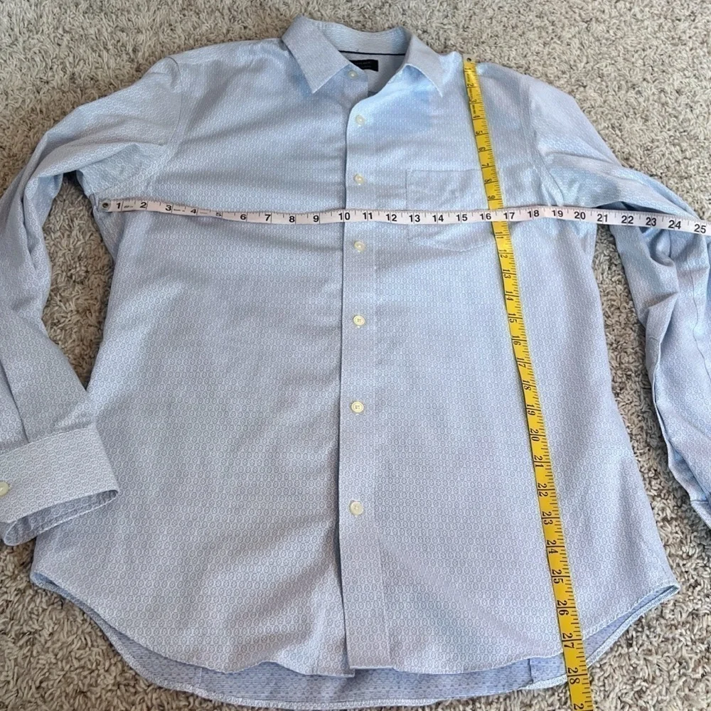 Banana Republic Men’s Long Sleeve Button Down Dress Shirt White Sz 15-15 1/2 M